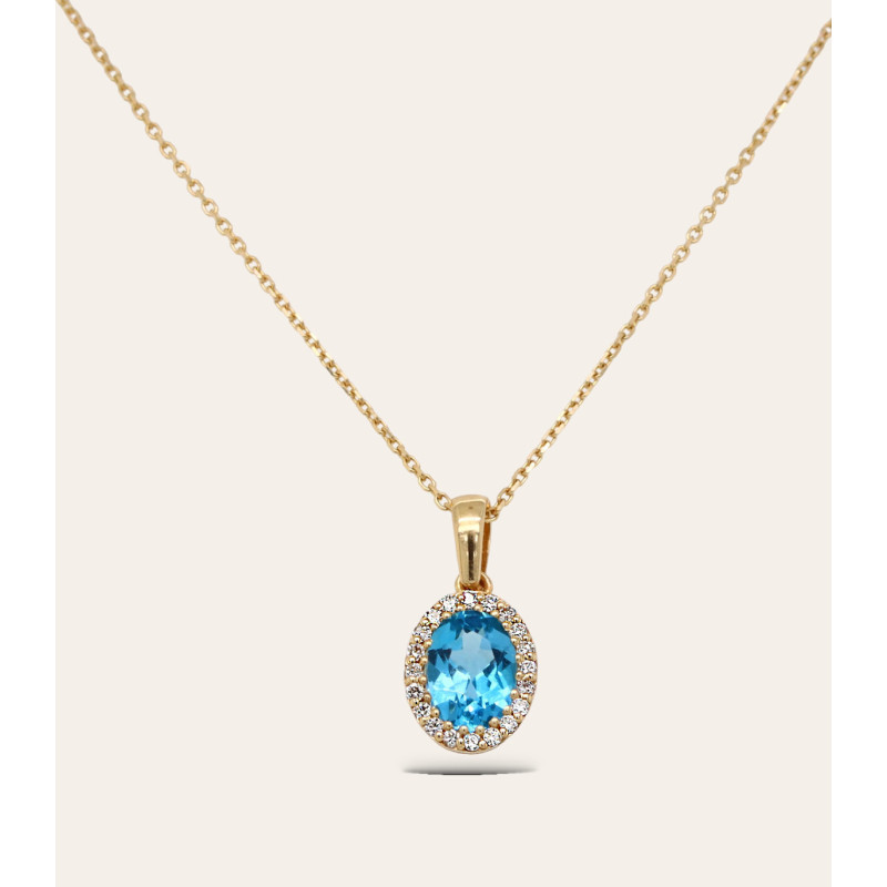 Topas Diamond Necklace