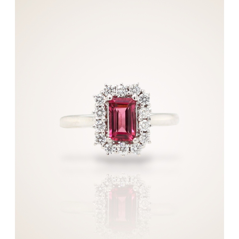 Pink Turmalin Ring