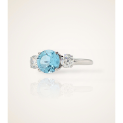 Three Flower sky blue