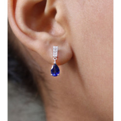 Drop Sapphire Ohrstecker