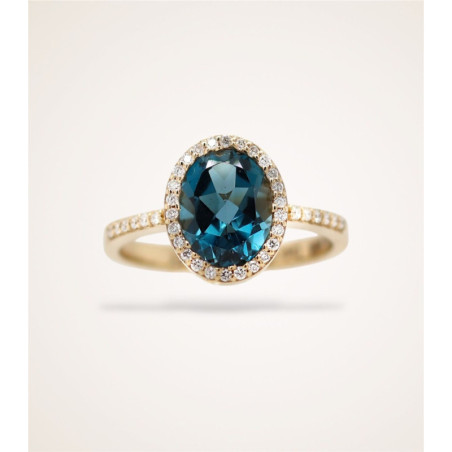 London Topas Ring (Gelbgold)