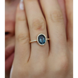 London Topas Ring (Gelbgold)